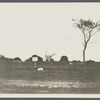 Monument marking location of second church in Bridgehampton. North side Saggaponack Road, east of Ocean Road. WindmilI in background. Bridgehampton, Southampton