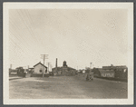 View looking east from Railroad Depot. Bridgehampton, Southampton