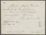 Stephen Sayre house. East side Butter Lane, south of railroad tracks. Mrs. Sayre now. Bridgehampton, Southampton