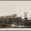 Bishop house, viewed from railroad station. North side Hands Lane, just north of railroad tracks. Bridgehampton, Southampton