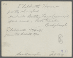 E. Hildreth house. East side Butter Lane, just north of railroad tracks. Bridgehampton, Southampton