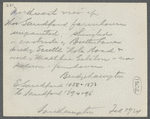 Thomas Sandford house. East side Butter Lane, south of Scuttle Hole Road, north of Dickerson house. Bridgehampton, Southampton