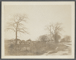 View of Noah H. Halsey house from Scuttle Hole Road. West side of Brick Kiln Road. Bridgehampton, Southampton