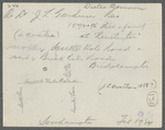 Rev. Dr. J.L . Gardiner house. North of Scuttle Hole Road, west of Brick Kiln Road, in Huntington District. Bridgehampton, Southampton