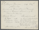E.G. Sayre house. South side Montauk Highway, east of Ocean Road and the Hampton House, Bulls Head. Bridgehampton, Southampton