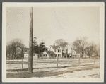 Frank Halsey house. SW Corner Main Road and Halsey Lane, west of Methodist Episcopal Church. Bridgehampton, Southampton