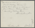 Frank Halsey house. SW Corner Main Road and Halsey Lane, west of Methodist Episcopal Church. Bridgehampton, Southampton