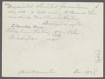 Abraham Halsey house. North side Montauk Highway, west of One Mile Stone, west and opp. D. Corwith house, east of Overlook farm. Bridgehampton, Southampton