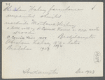 Abraham Halsey house. North side Montauk Highway, west of One Mile Stone, west and opp. D. Corwith house, east of Overlook farm. Bridgehampton, Southampton