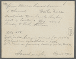 Former Warren Roadhouse. South side Montauk Highway, east of church and cemetery, opp. road from railroad station. Water Mill, Southampton