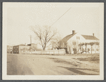 Former Benedict's Woolen Mill on left, Benedict house on right. On Benedict's Creek. Water Mill, Southampton