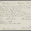 Alderman Haynes house. East side road leading from windmill north to Scuttle Hole Rd., north of A. Cook house, opp. 2nd road branching west, Hay Ground. Bridgehampton, Southampton
