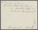 Andrew Eldridge house. Near Scuttle Hole line, Hay Ground. Bridgehampton, Southampton