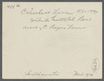 C. Turbell house. West side Scuttle Hole Road, north of C. Rogers house (now Tim Kelly). Bridgehampton, Southampton