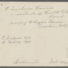 C. Turbell house. West side Scuttle Hole Road, north of C. Rogers house (now Tim Kelly). Bridgehampton, Southampton