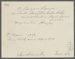 Charles Rogers house. West side Scuttle Hole Road, north side of railroad tracks, Hay Ground. Bridgehampton, Southampton