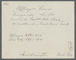 Charles Rogers house. West side Scuttle Hole Road, north side of railroad tracks, Hay Ground. Bridgehampton, Southampton