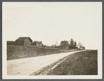 View of houses. South side Shore Road. T. Halsey house (1896) on right. Water Mill, Southampton