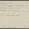 House. SE corner of road just south of railroad tracks and 1st road east of Sag Harbor Turnpike (at end of this road). A.A. Hand owner (1896). Bridgehampton, Southampton