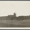 Old Mill Cottage. East of Dune Lane, opp. Cryders Lane. C.W. Betts of New York purchased old windmill at Good Ground, moved it here and converted it into a summer house. Southampton, Southampton