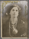 Quarter length portrait of concert pianist, music teacher and author Maud Cuney-Hare