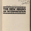 The new Negro
