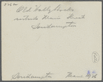 The Old Holly Hocks, alias Isaac Halsey house. West side Main St., north of Foster St., south of Toylsome Lane. Southampton, Southampton
