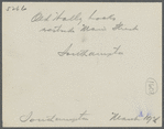The Old Holly Hocks, alias Isaac Halsey house. West side Main St., north of Foster St., south of Toylsome Lane. Southampton, Southampton