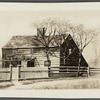 Drawing of Thomas Sayre house. West side Main Street, north of Jobs Lane. Taken down 1912. Southampton, Southampton