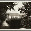 Former Presbyterian Church, later Methodist Episcopal (1844-1883) and Village Hall. East side Main St., north of Meeting House Lane. Now a store. Rogers house on right. Southampton, Southampton