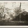 View of houses. East side Windmill Lane, on north side of North End Burying Ground. Southampton, Southampton