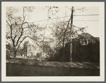 View of houses. East side Windmill Lane, on north side of North End Burying Ground. Southampton, Southampton