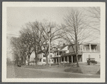 View of houses. East side Main Street, south of Bowden Square. Southampton, Southampton
