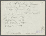 Chas. S. Halsey house. East side Main Street, opp. Bowden Square. Southampton, Southampton