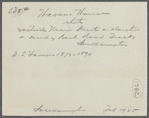 Havens house. West side Main Street, on elevation south of railroad tracks. Southampton, Southampton