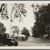 View of Monument Square and Town Pond, from Windmill Lane. Southampton, Southampton