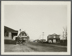 View of buildings. Looking east from Southampton Depot. On left is Southampton Coal and Produce Co., on right is Terry's? Hand Laundry. Southampton, Southampton