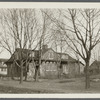 Stone bungelow. East of Elm Street, on street midway between LIRR tracks and Hampton Road. Probably built of material from very old houses. (Sketch of location on back.) Southampton, Southampton