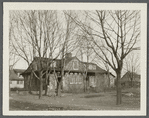 Stone bungelow. East of Elm Street, on street midway between LIRR tracks and Hampton Road. Probably built of material from very old houses. (Sketch of location on back.) Southampton, Southampton