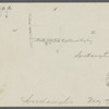 Stone bungelow. East of Elm Street, on street north of Montauk Highway (Hampton Road). (Sketch of location on back.) Southampton, Southampton