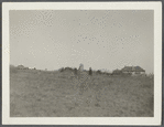 View of windmill and Arthur B. Claflin house, called "Hoethemere." North of Shinnecock Road. Shinnecock Hills, Southampton