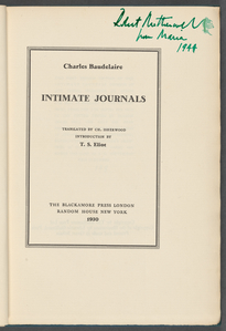 Intimate journals  
