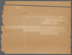 Western Union telegram on birth of Jeanie Hutson