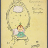 "Congratulations on your New Little Daughter" greeting card
