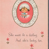 "There's nothing sweeter than a girl" greeting card