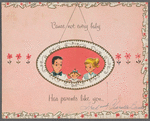 "There's nothing sweeter than a girl" greeting card