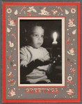 "Greetings" holiday card