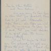 Letter to the Hutsons from Gladys S. Chamberlain