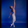 Studio publicity photograph of American Ballet Theatre dancer Lisa Lockwood performing Voluntaries by Glen Tetley