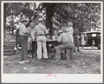 PTA of Prospect Hill, Caswell County serving and selling Brunswick stew dinner in Mebane, North Carolina on opening day of tobacco market, to raise money for a new gymnasium for the Prospect Hill consolidated school in Caswell County, North Carolina.